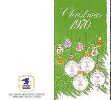 #1414-18-C1 First Day Ceremony Program 6c Christmas Stamps w/FDC