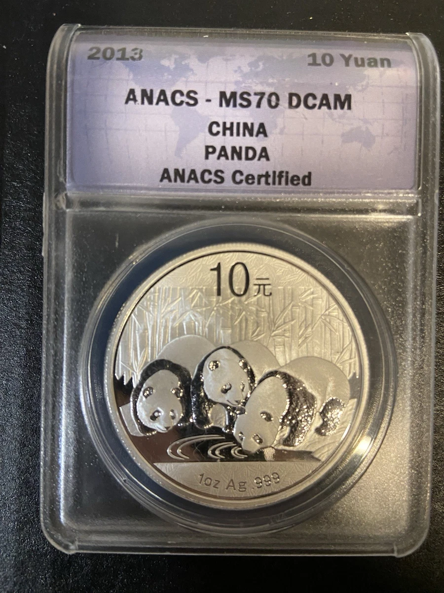 Chinese Panda MS 70 Graded 2013 Silver Bullion Coins for sale | eBay