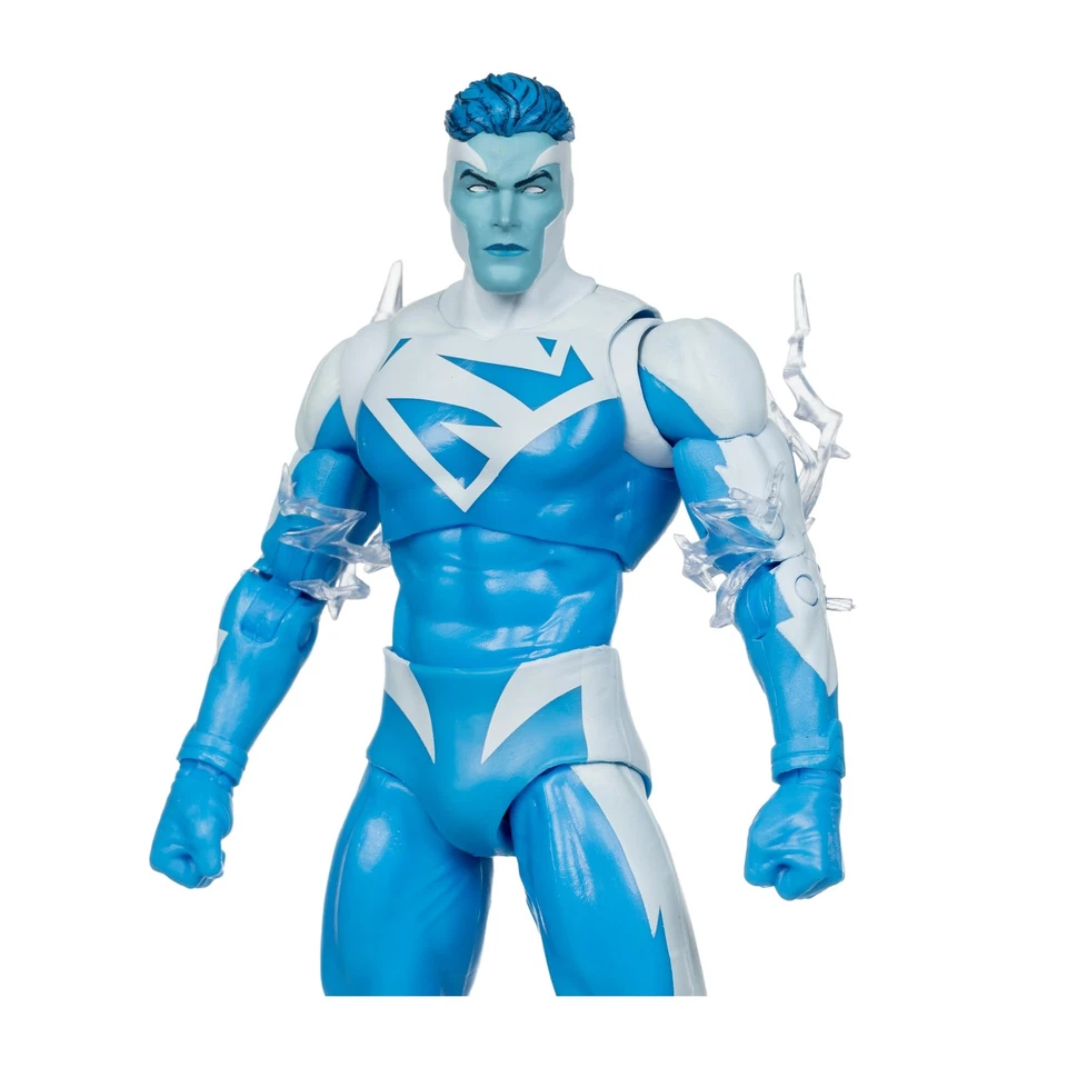 Figura de Juguete Superman Multicolor 7 Pulgadas Estilo Krypton Regular Azul Platino Rojo Foto 3 de 4