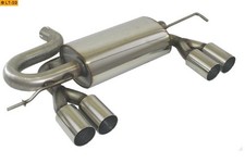 FOX Duplex Sportauspuff Audi S3 Typ 8L 1.8l T je 2x80mm uneingerollt gerade