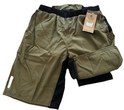 Aero Tech Designs Cargo MTB Cycling Shorts Mens XL Olive Made in USA NWT