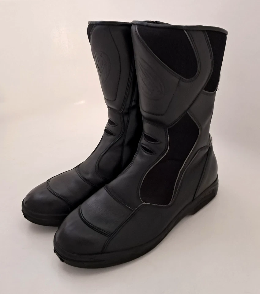 SIDI On Road Motorcycle Boots Way Rain Size M 9.5 EUR 43 COLOR BLACK - Image 3 of 4