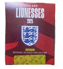 Full Box (36 packs) Panini England Lionesses 2025 Official Stickers Collection