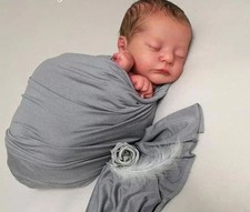 19'' Reborn Baby Doll Kit Unpainted Newborn Sleeping Baby Unfinished DIY Toy New