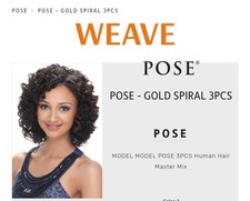 Pink- Model Model Pose Human Hair Mastermix/Pre-Cut Weave Golden Spiral New