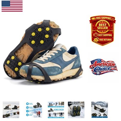 High-Performance Ice Crawlers   10 Antislip Studs for Winter Hiking & Climbing