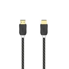 HAMA High Speed HDMI™-Kabel, St.-St., Ethernet, Gewebe, vergoldet, #29514128