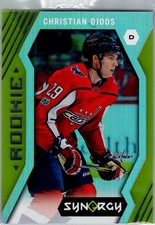 2017-18 Upper Deck Synergy Green Tier 1 Christian Djoos #70 Rookie RC