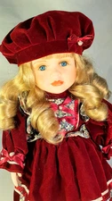 Porcelain Doll "Ursula" (345) 13"(33cm) by The Leonardo Collection