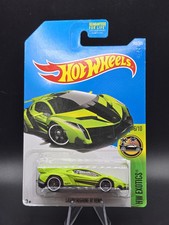 2017 Hot Wheels 165 HW Exotics 6/10 LAMBORGHINI VENENO Green w/Black Pr5 Spokes