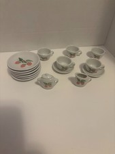 16 Piece Miniature China Tea Set