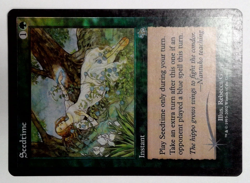 Seedtime - **Foil** MTG JUDGMENT 130/143 MODERATE PLAY - Image 3 of 4