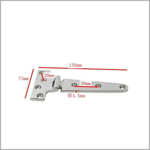 316 Stainless Steel Heavy Duty T-Hinge - Marine Hardware for Ships Yachts - Picture 2 of 8