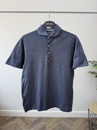 Gran Sasso, Vintage Gran Sasso Blue Polo Shirt Cotton Made in Italy