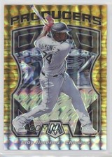 2021 Panini Mosaic Producers Reactive Yellow Prizm 50/99 Eloy Jimenez #P12 0c2