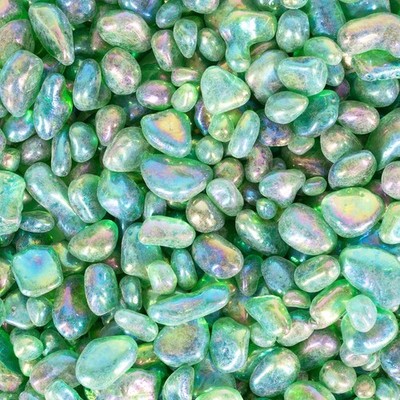 AFH Sensino  Rainbow Glas Beans | Jade | L | 6-9 mm | 5kg