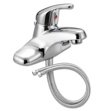 Moen CFG CA40712 Chrome Cornerstone One-Handle Bathroom Centerset Faucet