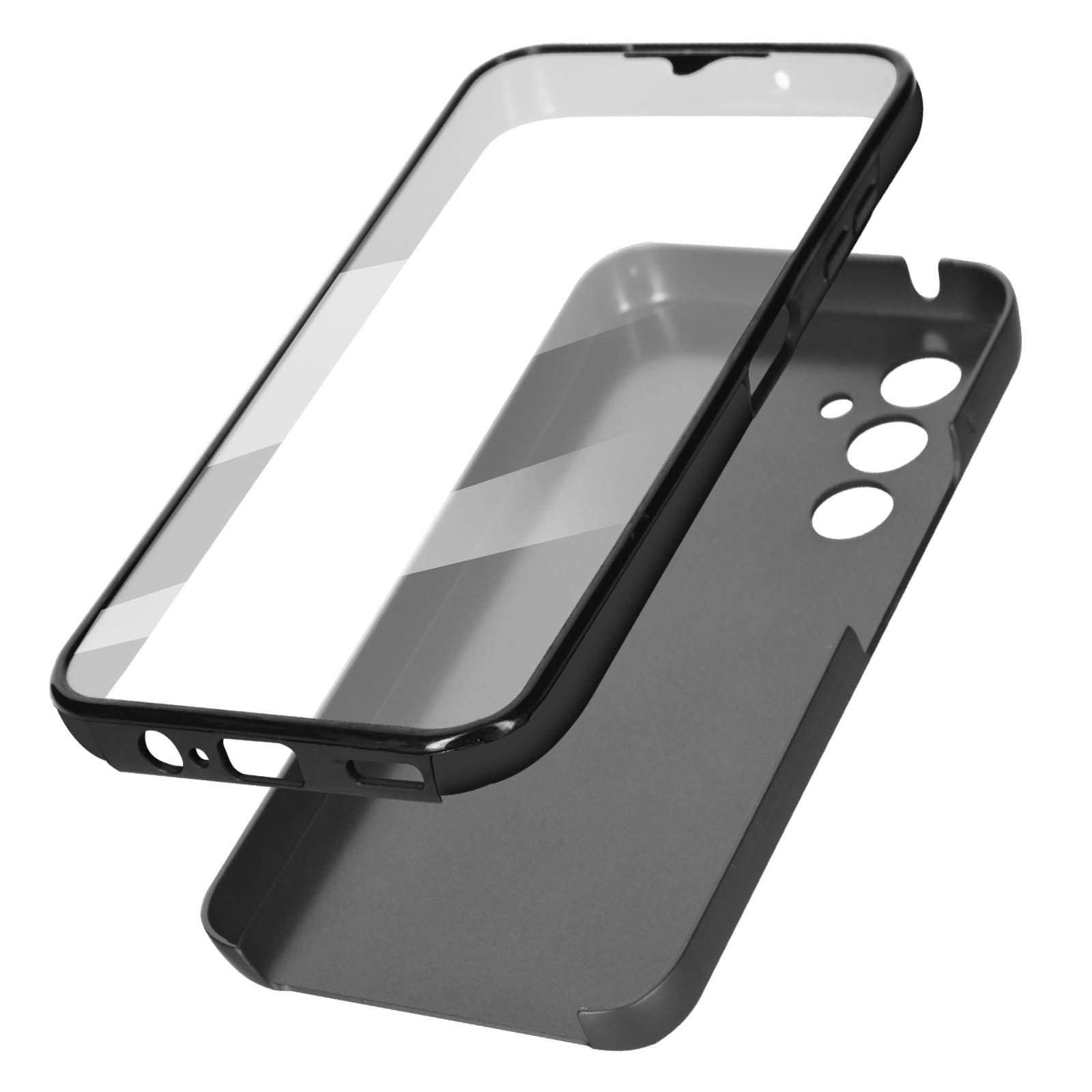 Coque Galaxy A14 Incassable Antichoc 360 Degrés en Silicone Rigide