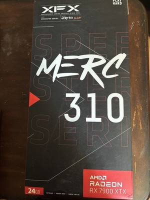 XFX Speedster MERC 310 AMD Radeon RX 7900 XTX Black Edition 24GB GDDR6 Graphics