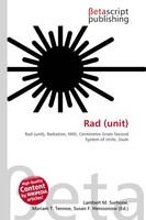 Lambert M. Surhone (U. A.) | Rad (Unit) | Taschenbuch | Englisch (2026)