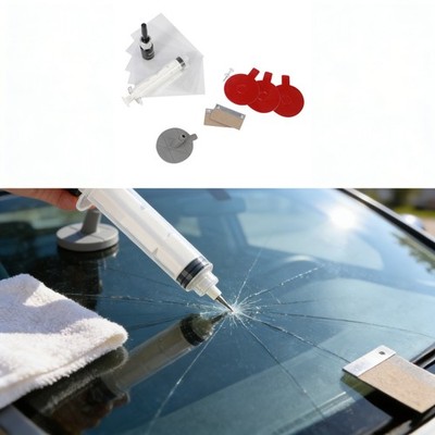 DIY Windscreen Chip Repair Kit Crack Fix Tool for Car Auto Glass