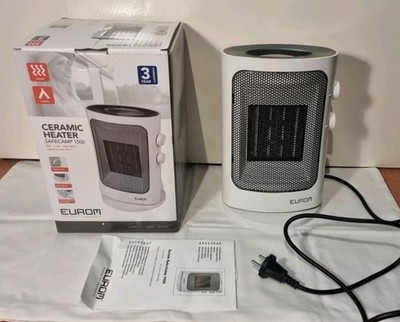 Eurom Keramik Heizlüfter Safe-t-heater 1500 W Thermostat Überhitzungsschutz