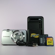 Samsung Digital Camera PL22 14.2MP Silver Tested Full Working Set