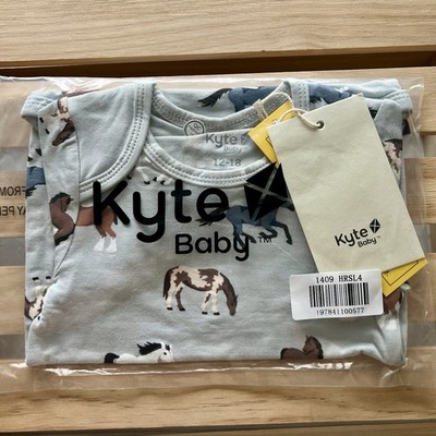 *NIB* Kyte Baby 12-18m Short Sleeve Bodysuit In Horse