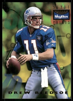 1995 Skybox Premium Style Points 139 Brett Favre, Drew Bledsoe football card