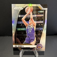 2024 Panini WNBA Prizm Rae Burrell Silver Holo Prizm #62 Los Angeles Sparks