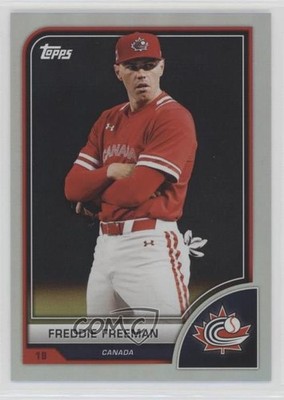 2023 Topps World Baseball Classic Image Variation SP Freddie Freeman #2 0e4z