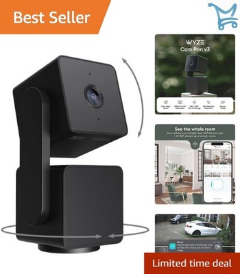 Security Camera Indoor Outdoor  1080P Pan Tilt Zoom Night Vision WiFi