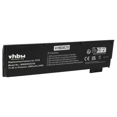 VHBW Batterie pour Lenovo ThinkPad T480 (20L**) T570 (20J**) T570 (20H**) 2060mAh