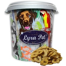 5 kg Bananen getrocknet Tierfutter Nager Vögel Reptilien Lyra Pet® in 30 L Tonne
