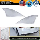 2PCS Clear Lens Rear Bumper Reflector Light For 2014-2020 Lexus IS250 IS350 IS-F