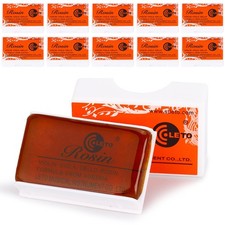 Violin Rosin 10 Pack Low Dust Natural for Violin, Viola, Cello brown