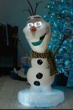 Home Depot 4 ft Animated LED Holiday Olaf Frozen Disney Christmas Home Depot NIB