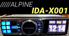 ALPINE IDA-X001 Car Audio Digital Media Head Unit 1DIN USB/CD Radio Funzionante
