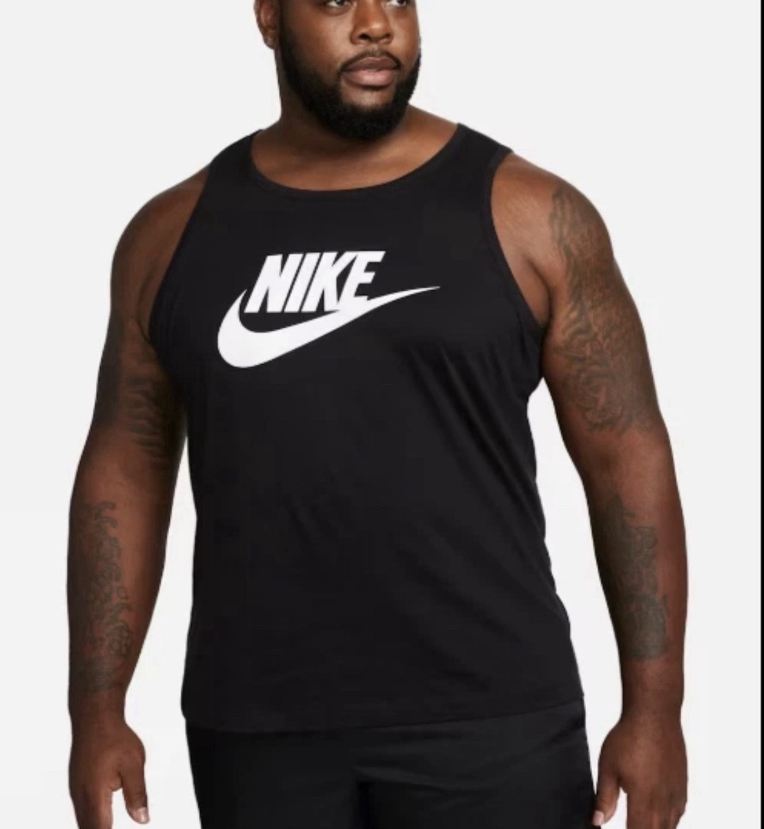 Nike Sportswear Icon Futura Tank Top Men's Small Black/White