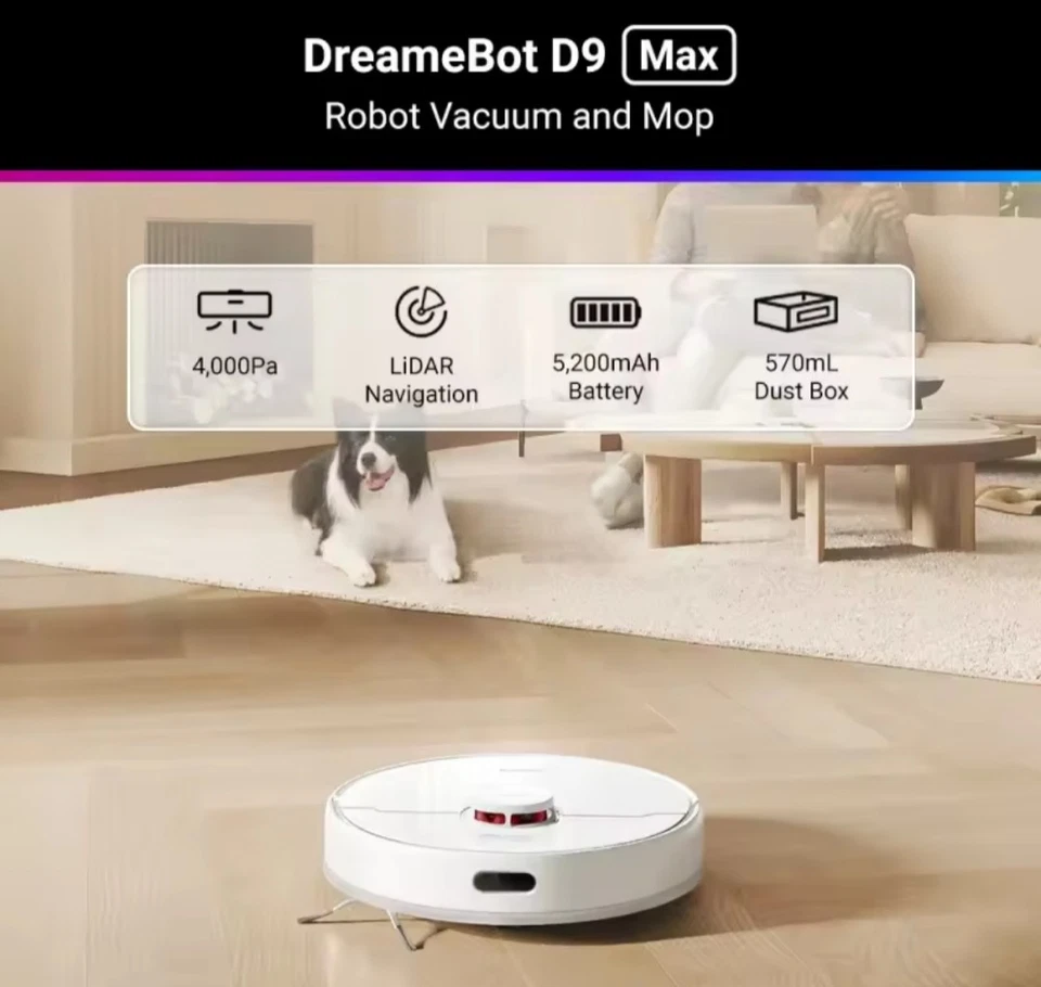 Dreame D9 Max Saugroboter - Bild 2 von 4