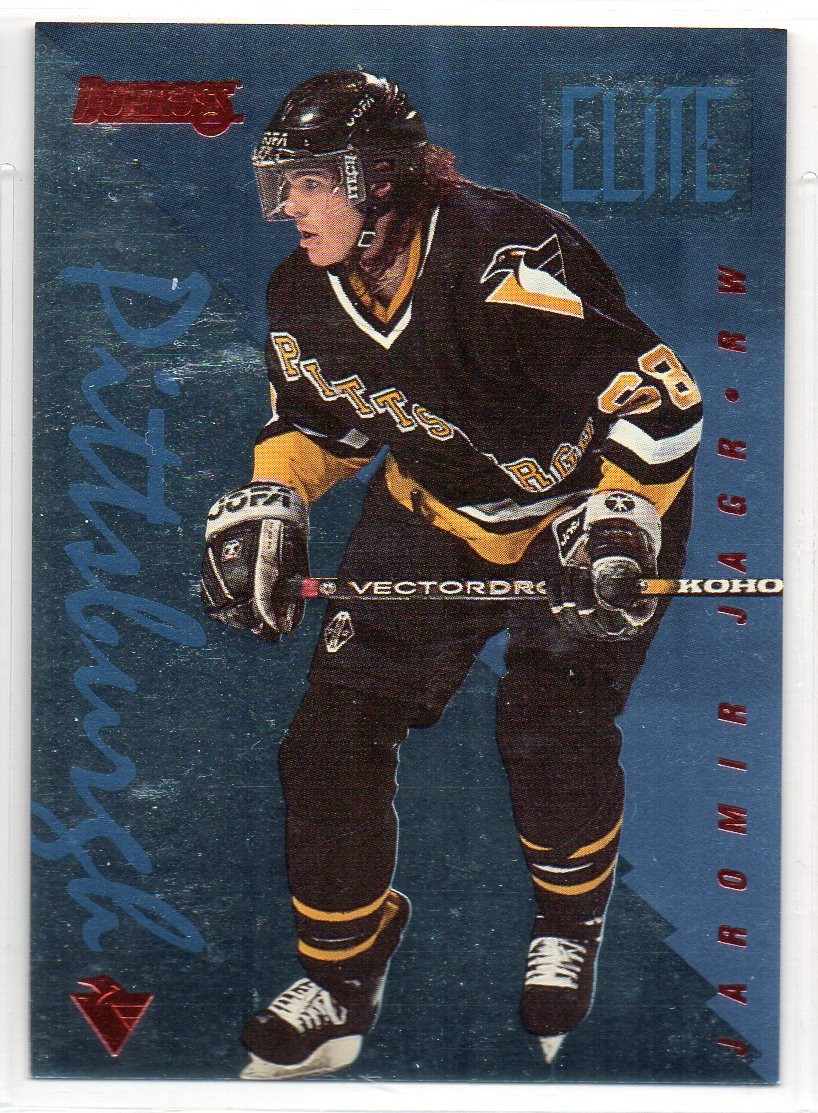 1995-96 Donruss Elite Series #10 of 10 JAROMIR JAGR, Pittsburgh Penguins /10000