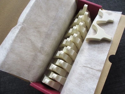 Kotoji Japanese Koto Bridge White Dragon Kotobashira Profession 13-stringed Harp - Image 1 of 4