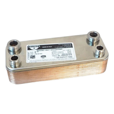 ZILMET 17B1901602 DOMESTIC HOT WATER HEAT EXCHANGER 16 PLATES COMPATIBLE FERROLI