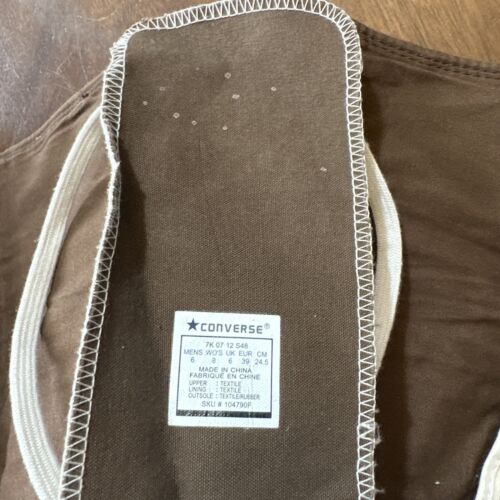 Converse All Star Swatch Patchwork kniehohe Turnschuhe Reißverschluss Herren 6 Damen 8 - Bild 11 von 13