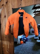boys extra small North Face orange jacket