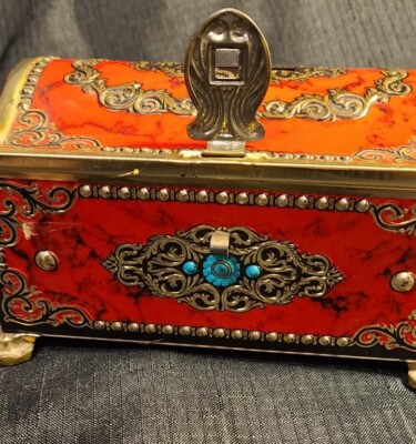 Klann Quality Tin  Made in Western Germany Klann Quality Bank Slot Pretty Color
