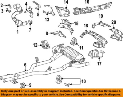 MERCEDES OEM 11-25 AMG GT 63 S E Performance-Center Pipe Clamp 0004901541