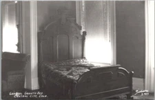 Central City, Colorado Photo RPPC Postcard "General Grant's Bed" SANBORN I-937