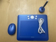 Wacom BAMBOO FUN CTE-650 Graphics Drawing Tablet With Parts And Original Box