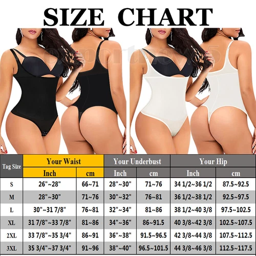 Fajas Colombianas Reductoras Levanta Cola Post-Surgery Slimmer Thong Body Shaper - Picture 2 of 27